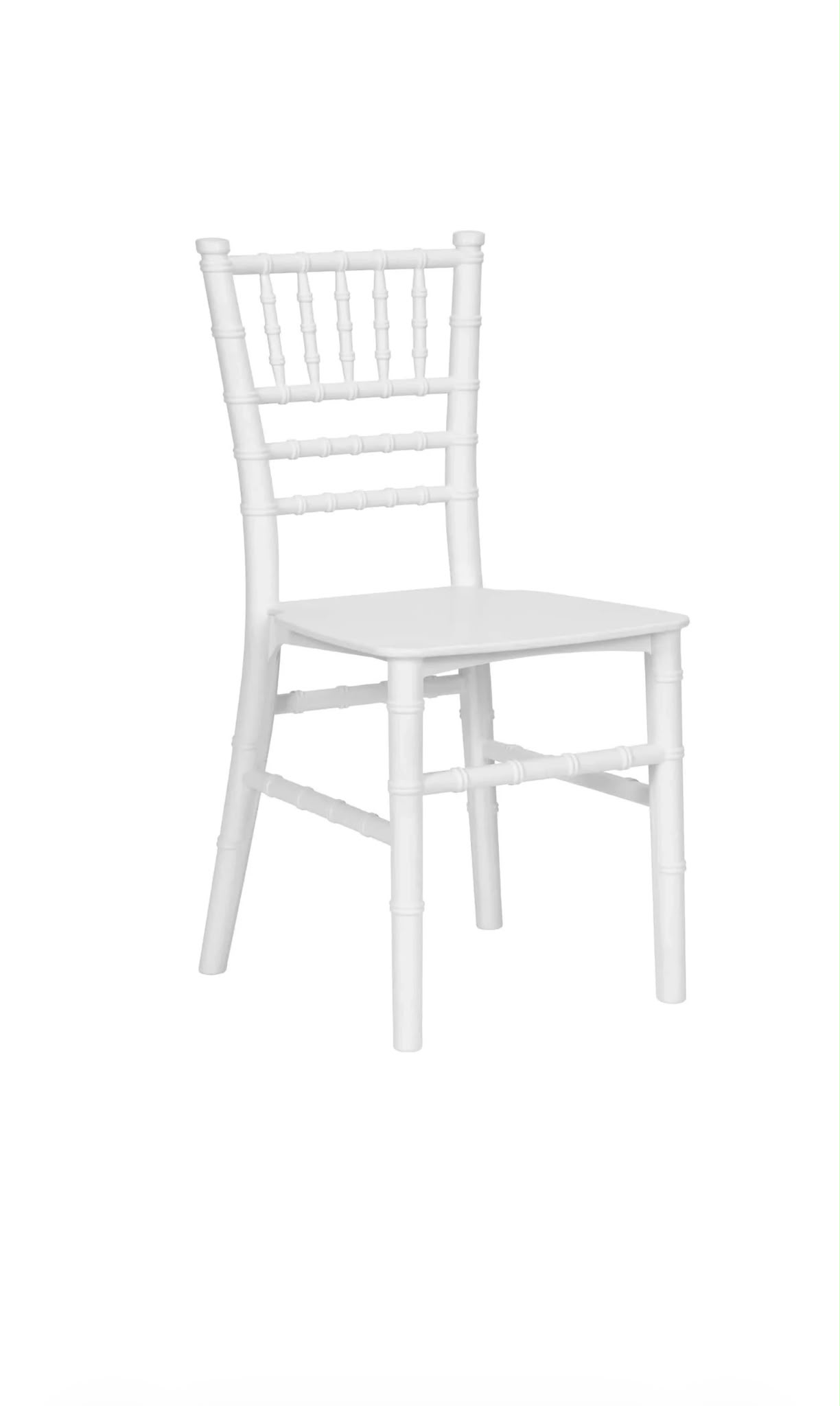 White adult-size Chiavari rental chair